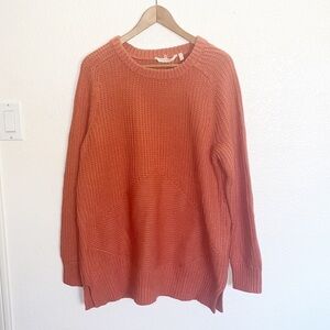 Soft Surroundings Burnt Orange Chunky Knit Women's NWT Sweater
